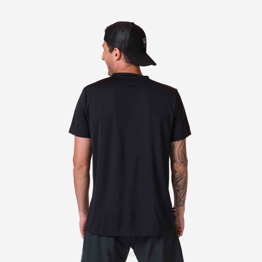 topos Rossignol camiseta ativa preto homens XP60283