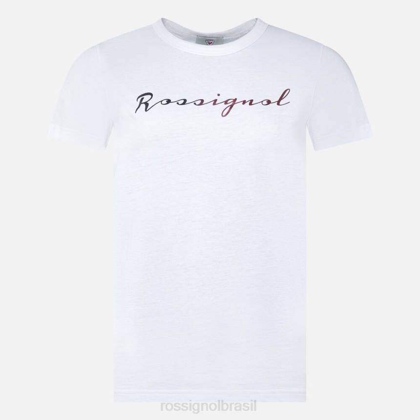 topos Rossignol camiseta com logotipo branco mulheres XP60694