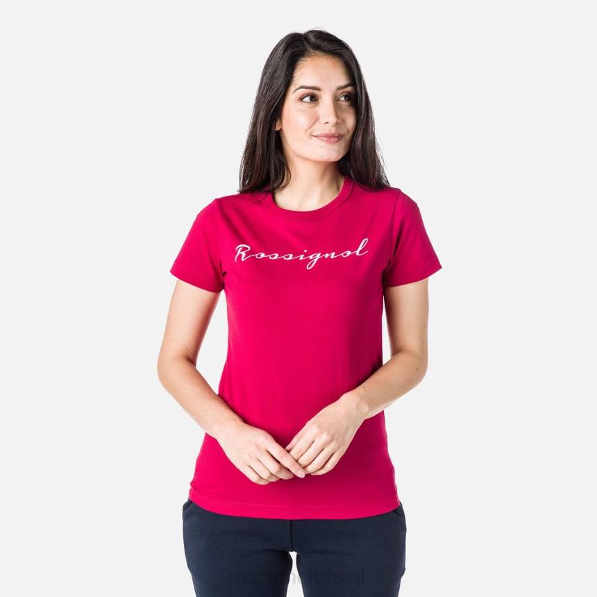 topos Rossignol camiseta com logotipo cereja mulheres XP60850