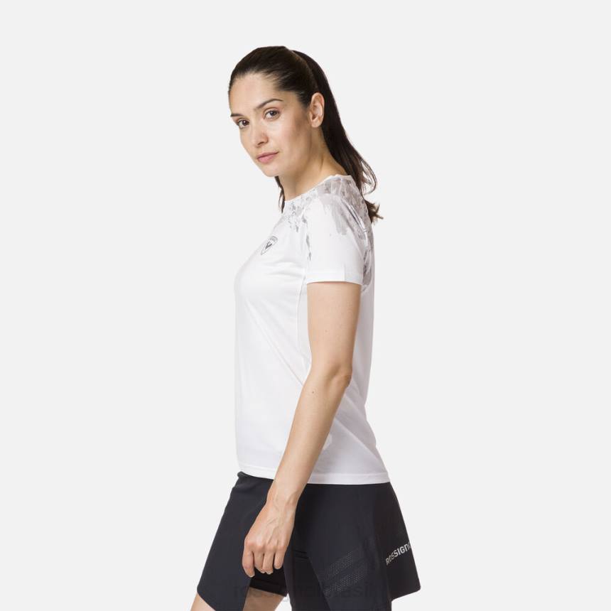 topos Rossignol camiseta leve branco mulheres XP60841