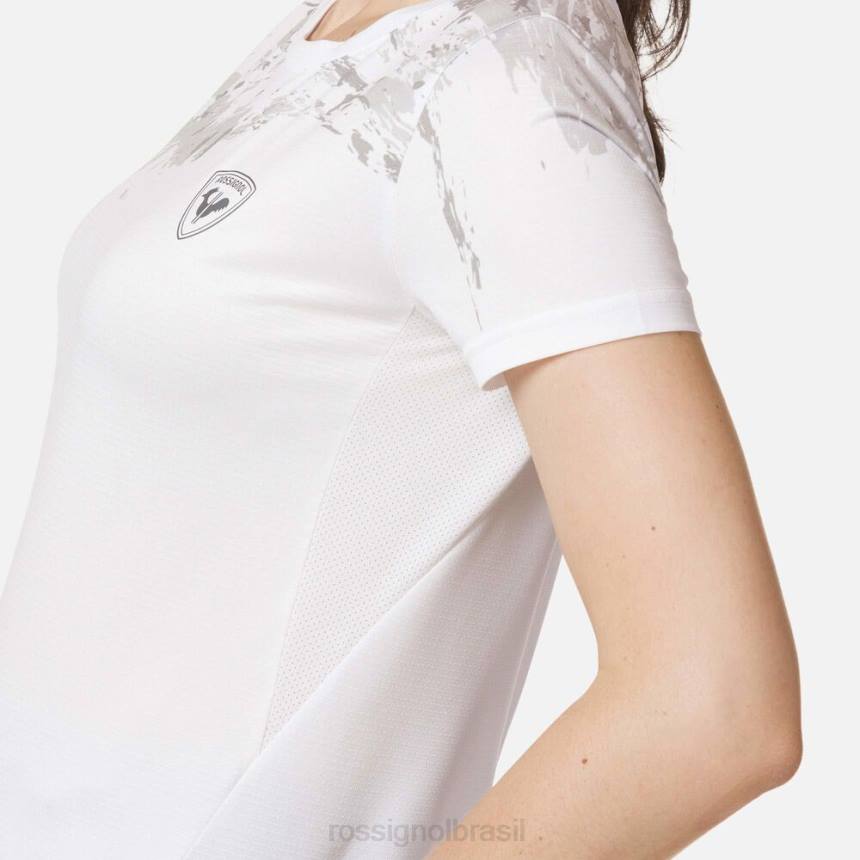 topos Rossignol camiseta leve branco mulheres XP60841