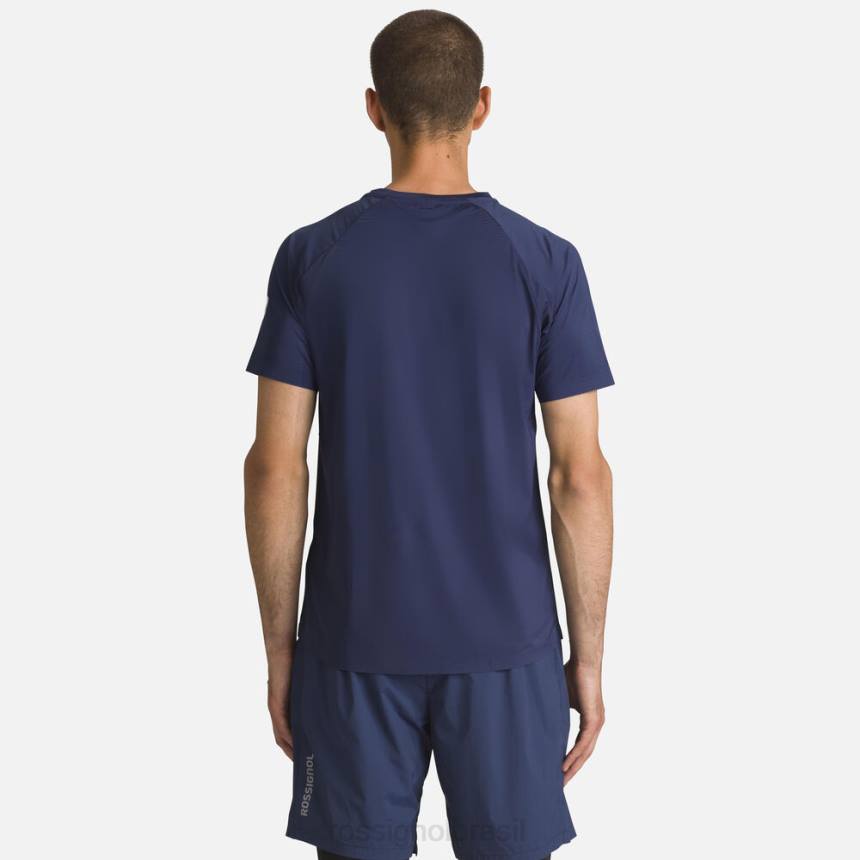 topos Rossignol camiseta leve e respirável azul marinho homens XP60140