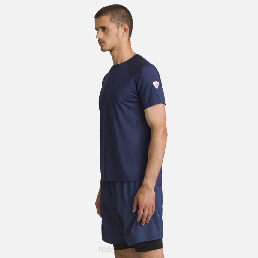 topos Rossignol camiseta leve e respirável azul marinho homens XP60140