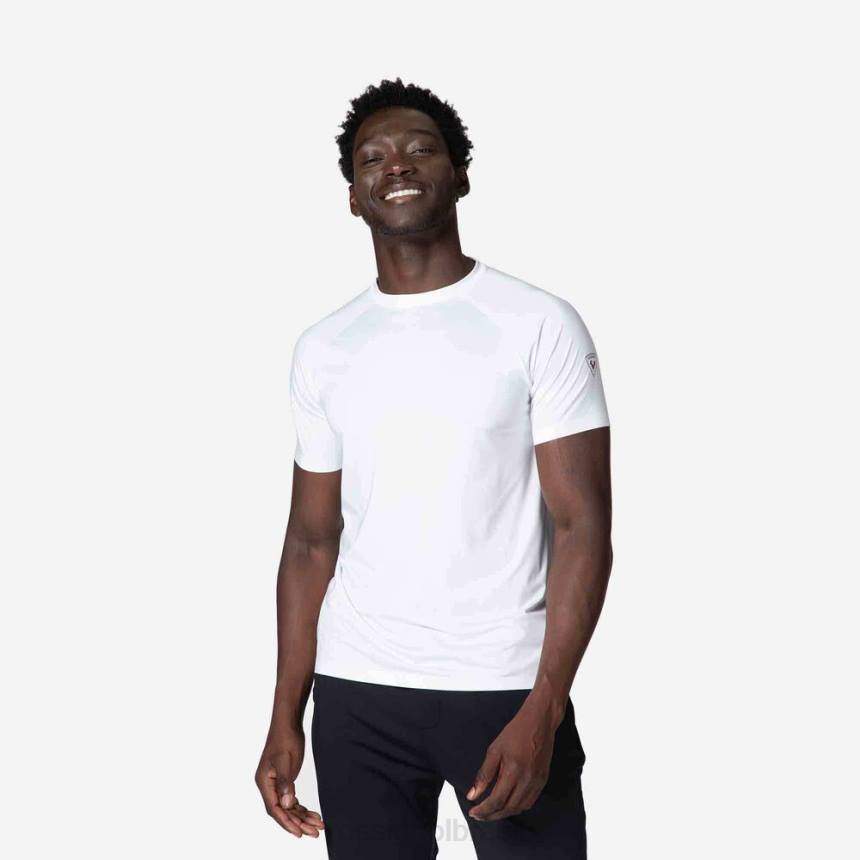 topos Rossignol camiseta leve e respirável branco homens XP6056