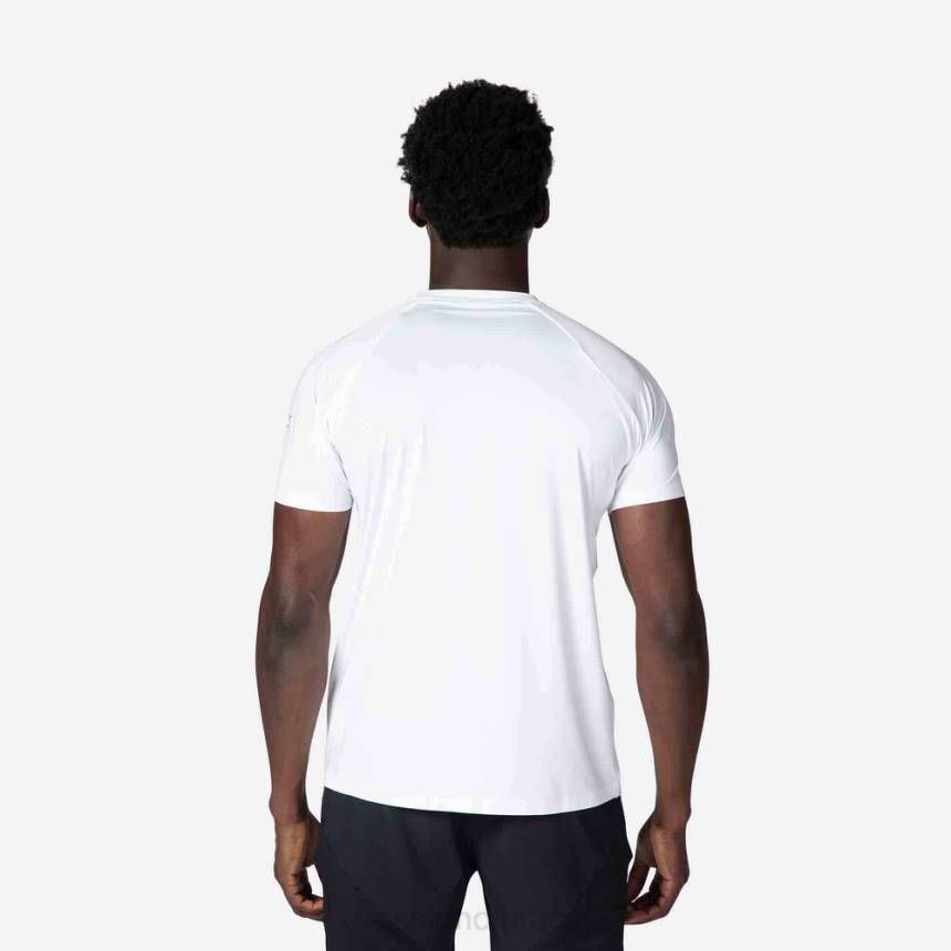 topos Rossignol camiseta leve e respirável branco homens XP6056