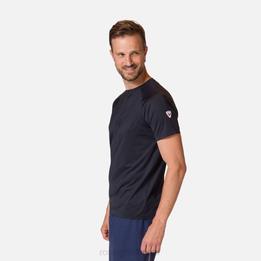 topos Rossignol camiseta leve e respirável preto homens XP6042