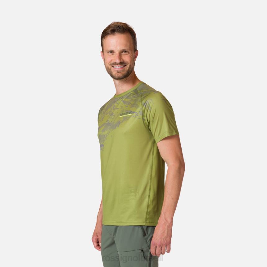 topos Rossignol camiseta leve musgo verde homens XP6021