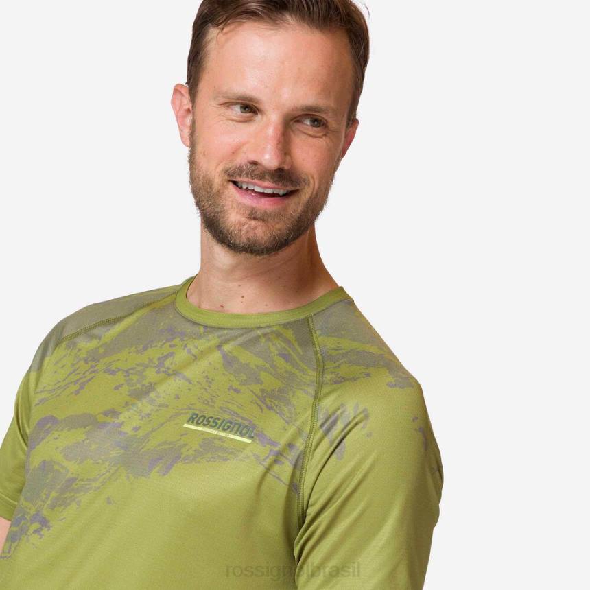 topos Rossignol camiseta leve musgo verde homens XP6021