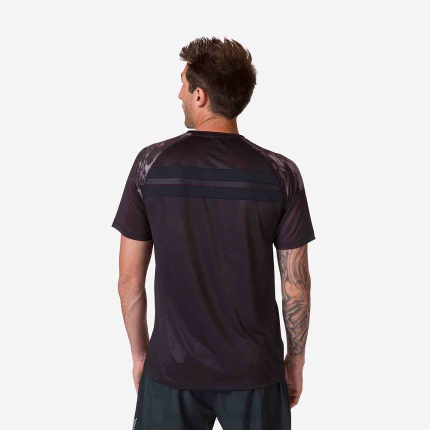 topos Rossignol camiseta leve preto homens XP609