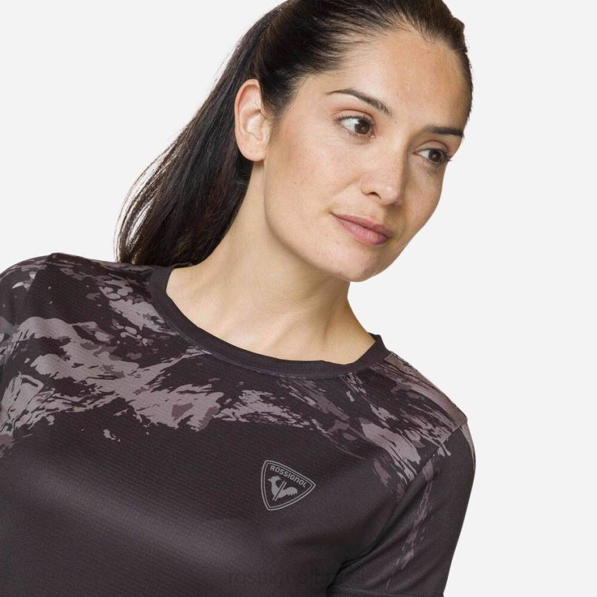 topos Rossignol camiseta leve preto mulheres XP60876