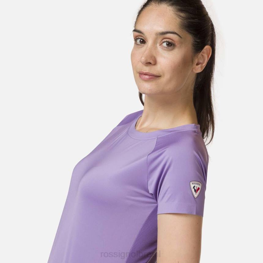 topos Rossignol camiseta tecnológica francêslilás mulheres XP60847