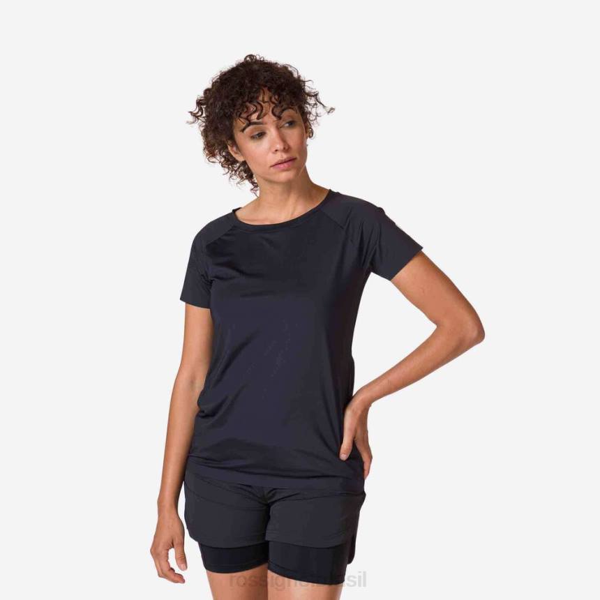 topos Rossignol camiseta tecnológica preto mulheres XP60827