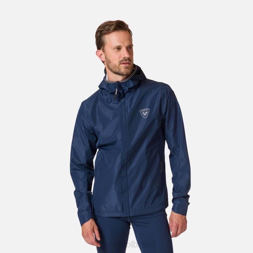 topos Rossignol jaqueta de chuva ativa azul marinho homens XP60309