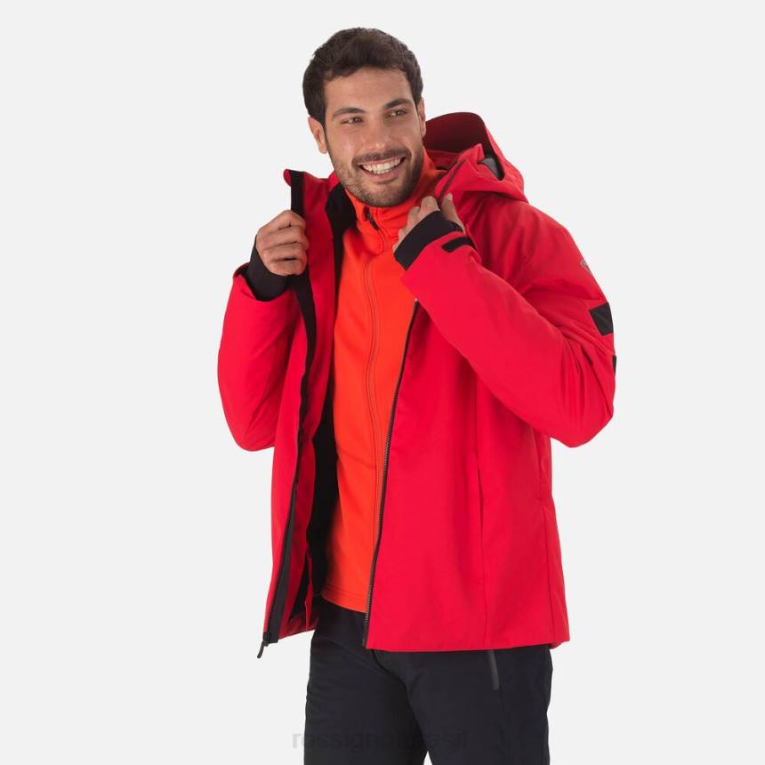 topos Rossignol jaqueta de esqui controle esporte vermelho homens XP60594