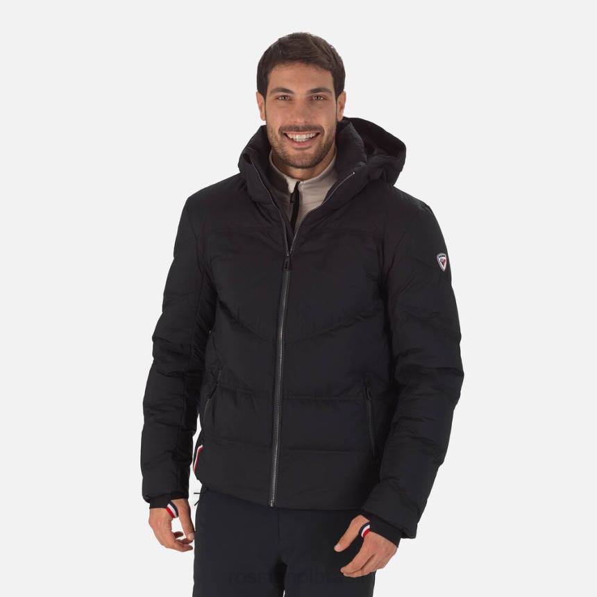 topos Rossignol jaqueta de esqui merino exclusiva preto homens XP60409