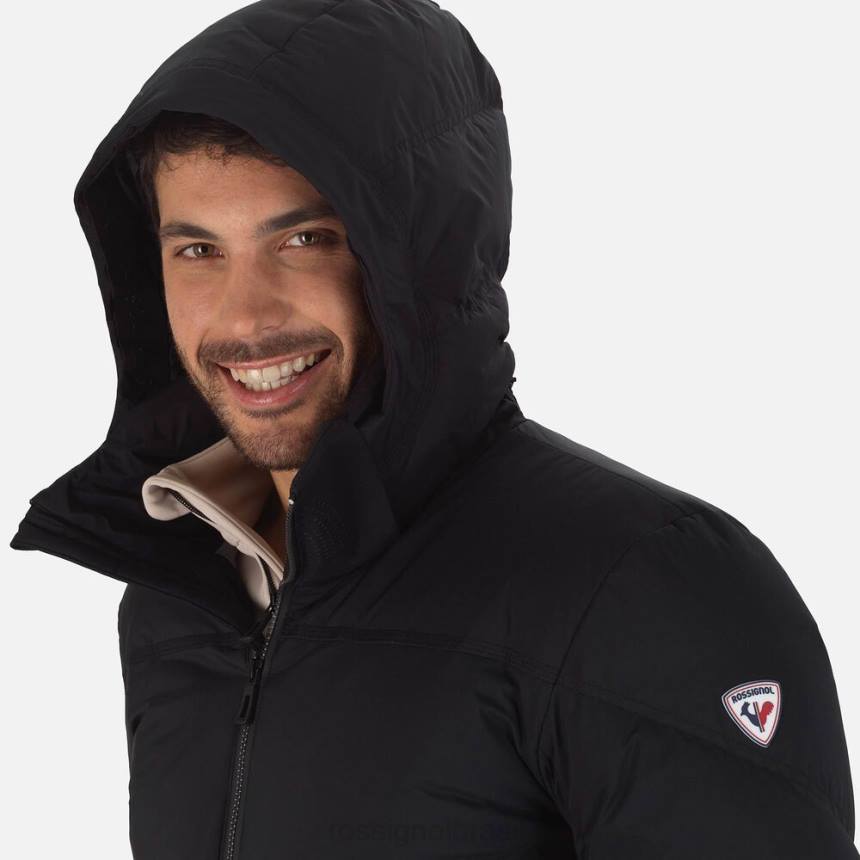 topos Rossignol jaqueta de esqui merino exclusiva preto homens XP60409