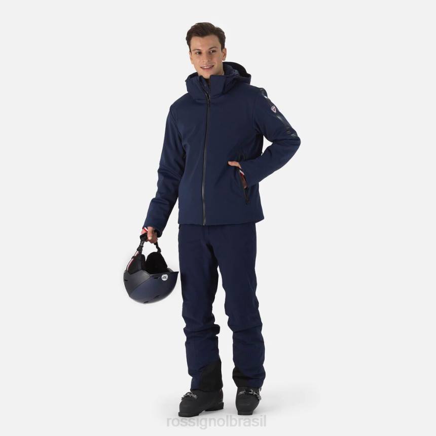 topos Rossignol jaqueta de esqui plana softshell azul marinho homens XP60567