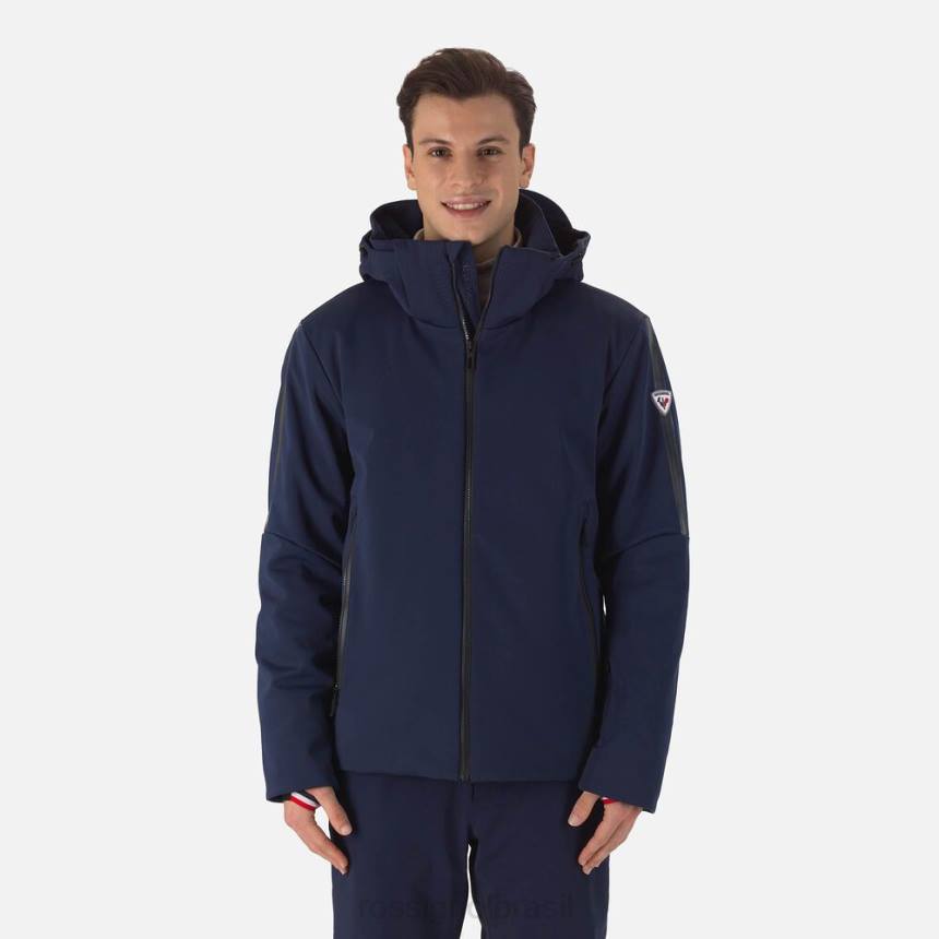 topos Rossignol jaqueta de esqui plana softshell azul marinho homens XP60567