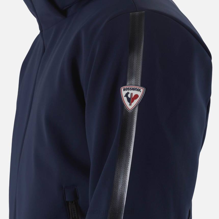 topos Rossignol jaqueta de esqui plana softshell azul marinho homens XP60567