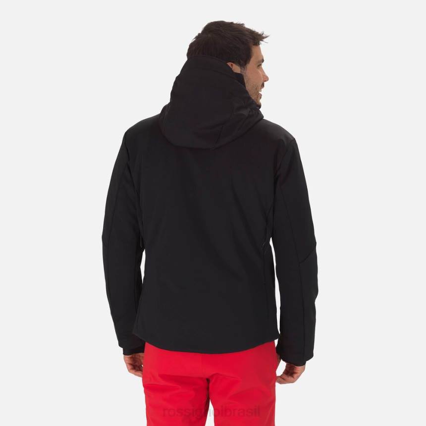 topos Rossignol jaqueta de esqui plana softshell preto homens XP60636