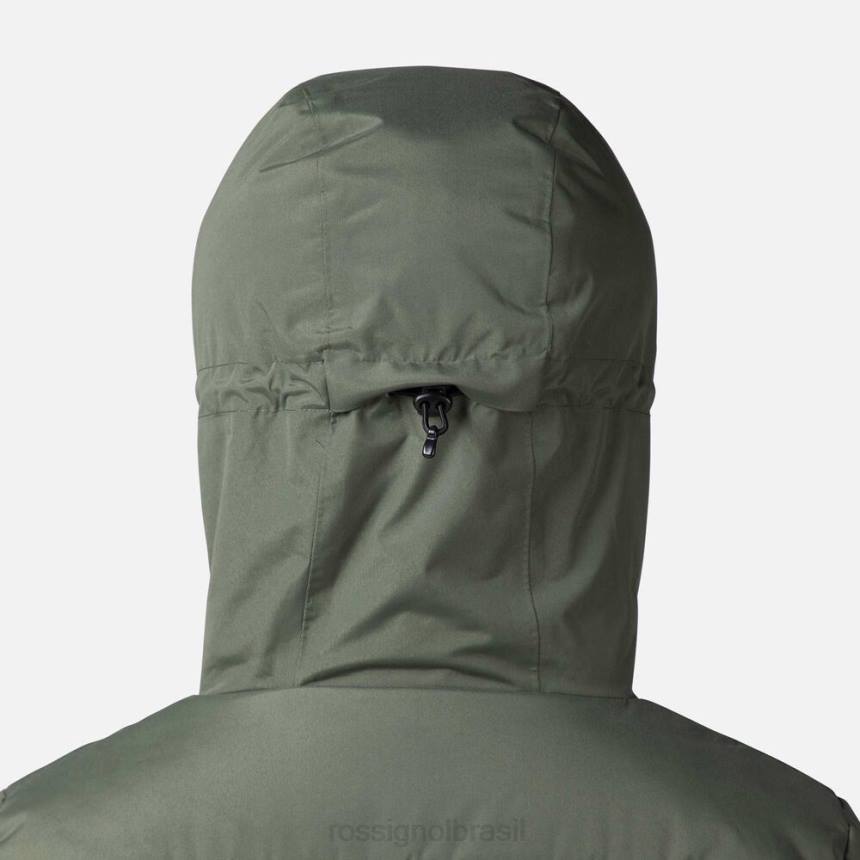 topos Rossignol parka de esqui inchada ébanoverde mulheres XP601037