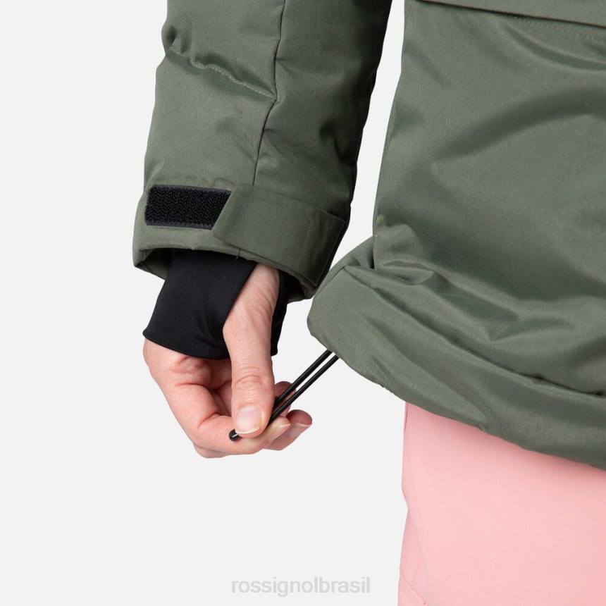 topos Rossignol parka de esqui inchada ébanoverde mulheres XP601037