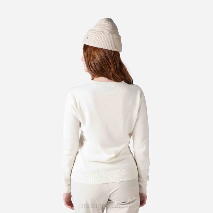 topos Rossignol suéter de tricô exclusivo branco mulheres XP60922